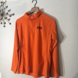 Columbia Orange OSU Fleece- Womens XL